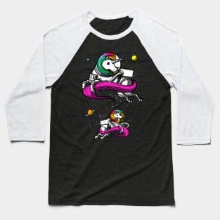 Space Unicorn Astronaut Baseball T-Shirt